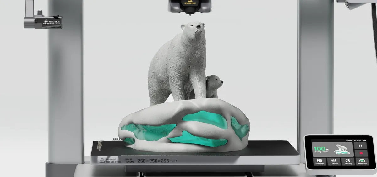 Impresora 3D Bambu Lab A1 – Multicolor, silenciosa, calibración automática, velocidad 500 mm/s