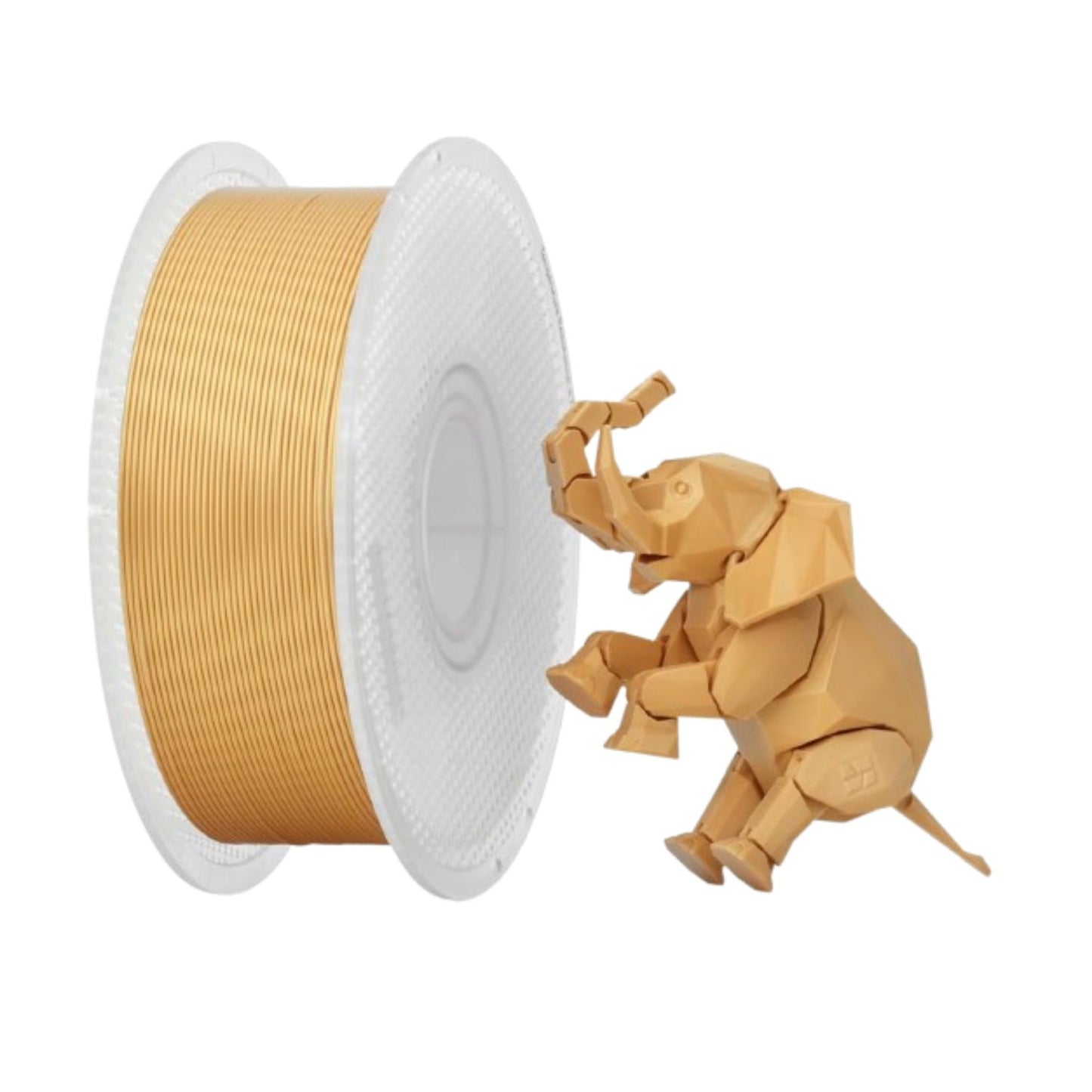 Filamento 3D Bambu Lab PLA Basic Oro 1.75mm – 1kg | Acabado Metálico y Alta Precisión de Impresión