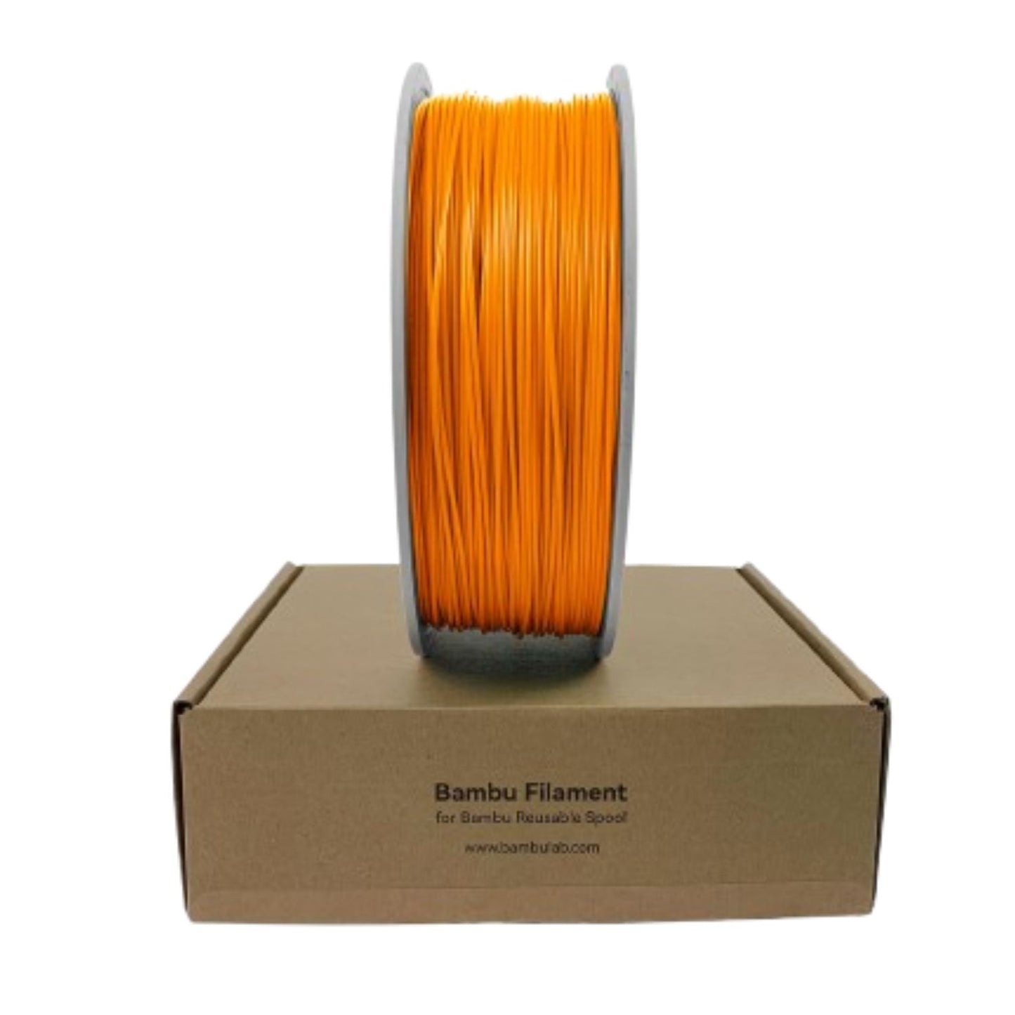 Filamento 3D Bambu Lab PLA Mate Naranja Mandarina 1.75mm – 1kg | Acabado Mate y Alta Precisión de Impresión