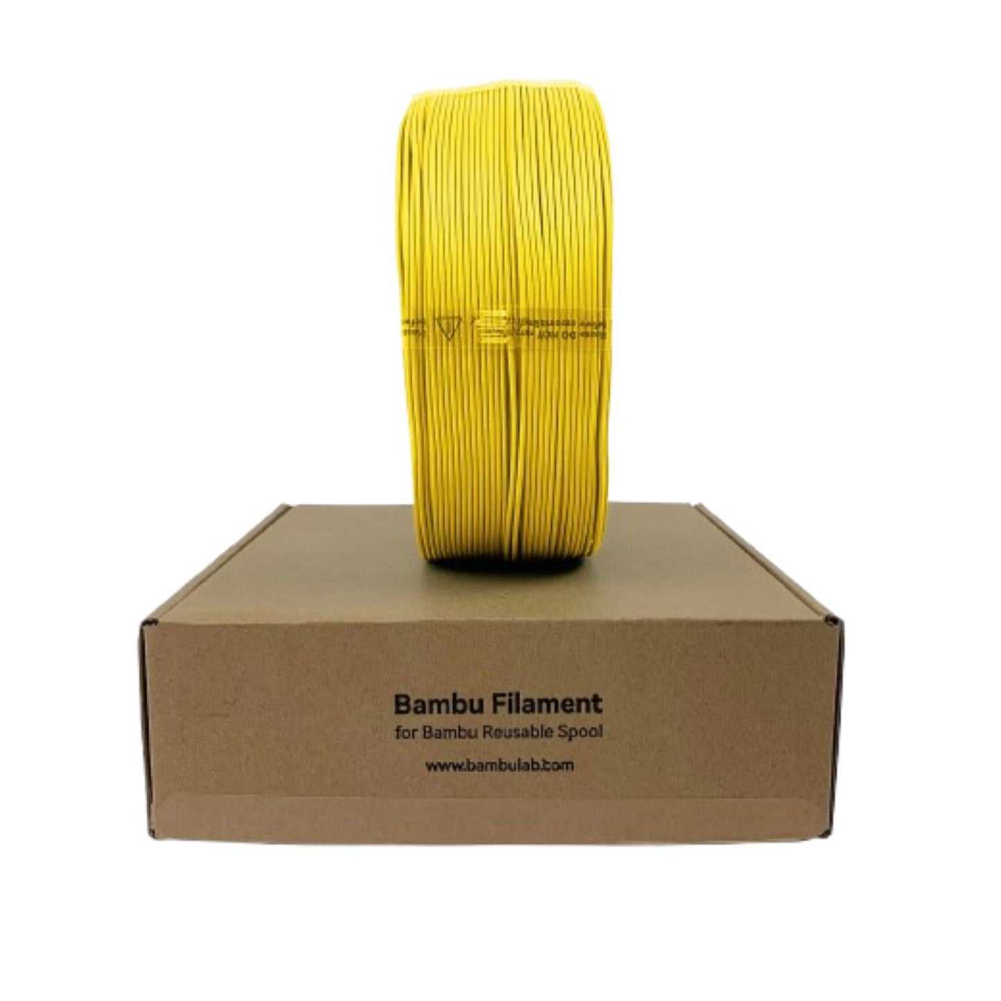 Filamento 3D Bambu Lab PLA Mate Amarillo Limón 1.75mm – 1kg | Acabado Mate y Alta Precisión de Impresión