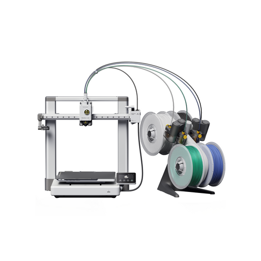 Bambu Lab A1 Combo – Impresora 3D Multicolor con AMS Lite, Calibración Automática, Compensación de Flujo, Silenciosa